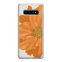 Orange Ellila flower: Samsung Galaxy S10 Plus Transparant Hoesje