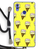 Isjes: Honor Note 10 Transparant Hoesje met koord Isjes: Honor Note 10 Transparant Hoesje met koord