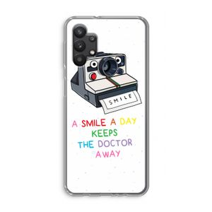 Smile: Samsung Galaxy A32 5G Transparant Hoesje