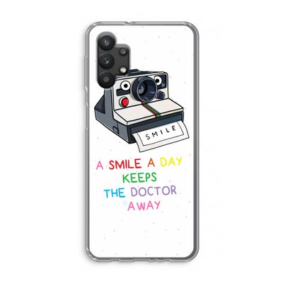 Smile: Samsung Galaxy A32 5G Transparant Hoesje