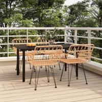 5-delige Tuinset poly rattan