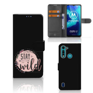 Motorola G8 Power Lite Leuk Hoesje Boho Stay Wild