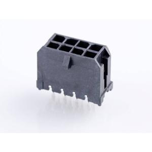 Molex 430450812 Male header, inbouw (standaard) Totaal aantal polen: 8 Rastermaat: 3 mm Inhoud: 1 stuk(s) Tray