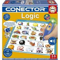 Connector Logic - Educatief spel - EDUCA - 90 vragen, 12 thema's, boekformaat - Vanaf 3 jaar