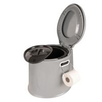 Bardani Draagbaar Toiletemmer Grijs