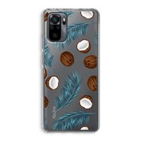 Kokosnoot roze: Xiaomi Redmi Note 10 Pro Transparant Hoesje