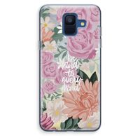 Kindness matters: Samsung Galaxy A6 (2018) Transparant Hoesje