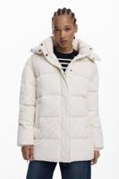 Gewatteerde jas - WHITE - XL