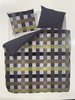 Essenza Flanel Block Dekbedovertrek 240x20/220. *OUTLET*
