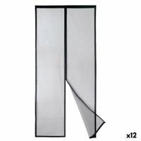 Muggennet Kipit BA2301-490 Zwart Polyester Magneet 90 x 210 cm Magnetisch (12 Stuks)