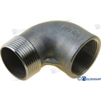 GS30554 - ELLEBOOG 90 M-H INOX 1-1/4