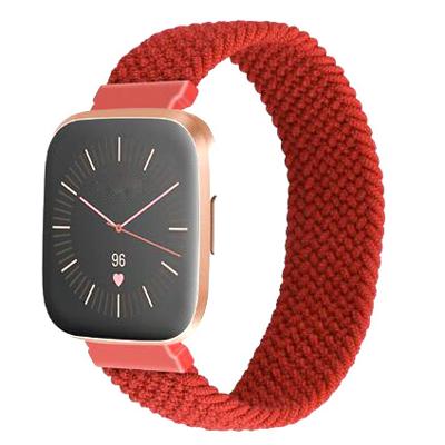 Fitbit Versa Nylon Gevlochten Solo Band - Rood Fitbit Versa Nylon Gevlochten Solo Band - Rood