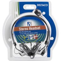 Deltaco HL-7 hoofdtelefoon/headset 3,5mm-connector - thumbnail