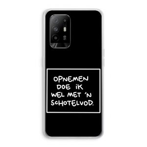Schotelvod: Oppo A94 5G Transparant Hoesje
