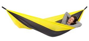 AMAZONAS Adventure Hammock Hangmat 1 persoon/personen Nylon, Ripstop Zwart, Geel