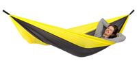 AMAZONAS Adventure Hammock Hangmat 1 persoon/personen Nylon, Ripstop Zwart, Geel - thumbnail