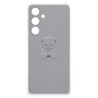 Samsung Galaxy S24 FE Stevig | Bumper Hoesje | Grijs Baby Olifant