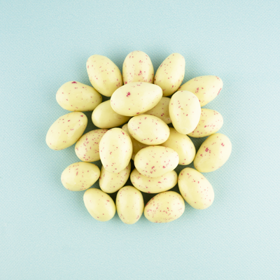 Chocolade amandelen wit / yoghurt 350 gram