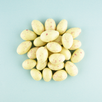 Chocolade amandelen wit / yoghurt 350 gram