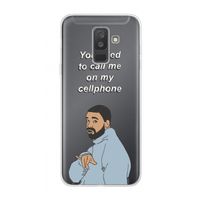 Hotline bling: Samsung Galaxy A6 Plus (2018) Transparant Hoesje