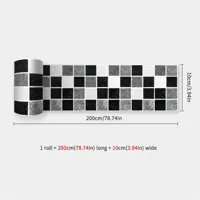 DecoMosaic Waterdichte Mozaïek Wandstickers