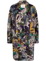 MARANT ÉTOILE robe en laine mélangée à fleurs - Violet