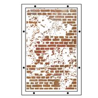 Sizzix • studio clear stamps set 20pcs&3pcs stencils city life by vic hollins