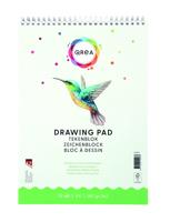 Tekenblok qrea a4 24vel 160gr spiraal