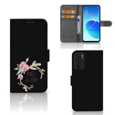 OPPO Reno6 5G Leuk Hoesje Boho Text OPPO Reno6 5G Leuk Hoesje Boho Text