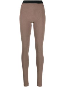 Filippa K legging en maille fine nervurée - Bleu