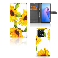 Hoesje voor OPPO Reno8 Pro Zonnebloemen - thumbnail