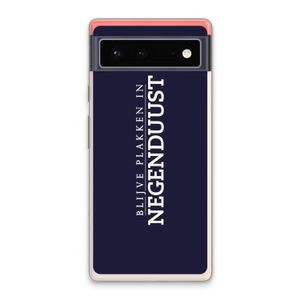 Blijve plakken in Negenduust: Google Pixel 6 Transparant Hoesje