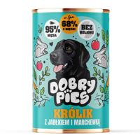 DOBRY PIES Rabbit with apple and carrot - natvoer voor honden - 400g