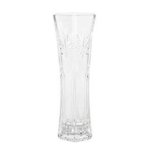 Gerimport Vaas - met patroon - glas - 11 x 29 cm