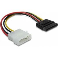 Delock 60100 Kabel SATA 15-pins HDD naar 4-pins male - recht - thumbnail