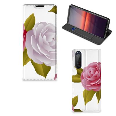 Sony Xperia 5 II Smart Cover Roses Sony Xperia 5 II Smart Cover Roses