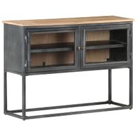 VidaXL Dressoir 100x30x70 cm massief acaciahout grijs - thumbnail