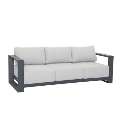 Levanto 3-zits Loungebank Carbon Black - Garden impressions