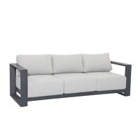 Levanto 3-zits Loungebank Carbon Black - Garden impressions