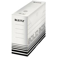 Leitz Opbergdoos 6128-00-01 10 cm x 25.7 cm x 33 cm Karton (dun) Wit, Zwart 10 stuk(s) - thumbnail