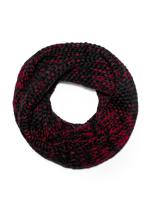 Heren sjaal zwart - rood - tube - thumbnail