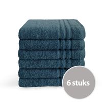 Byrklund Handdoek 50x100 cm 500gram Donkerblauw - 6 stuks - thumbnail