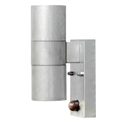 KonstSmide WandspotModena Up - Down zinkgrijs met bewegingsmelder - 7542-320