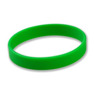 Siliconen armband groen - Verkleedarmdecoratie