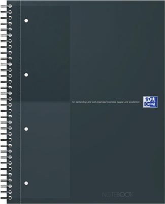 Oxford INTERNATIONAL Notebook Actie 30 jaar, 160 bladzijden, ft A4+, gelijnd, zwart