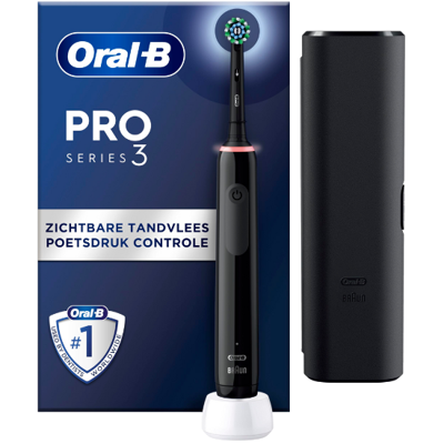 Oral-B PRO 3 3500 Black Elektrische Tandenborstel + Reisetui