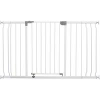 Veiligheidsbarrière - DREAMBABY - LIBERTY - 1 barrière + 2 verlengstukken - 126-132,5 cm - Wit