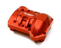 Billet Machined Alloy Differential Cover, Red - Traxxas TRX-4