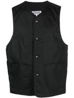 Engineered Garments débardeur Engineer boutonné - Noir Engineered Garments débardeur Engineer boutonné - Noir