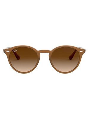 Ray-Ban lunettes de soleil à monture ronde - Marron